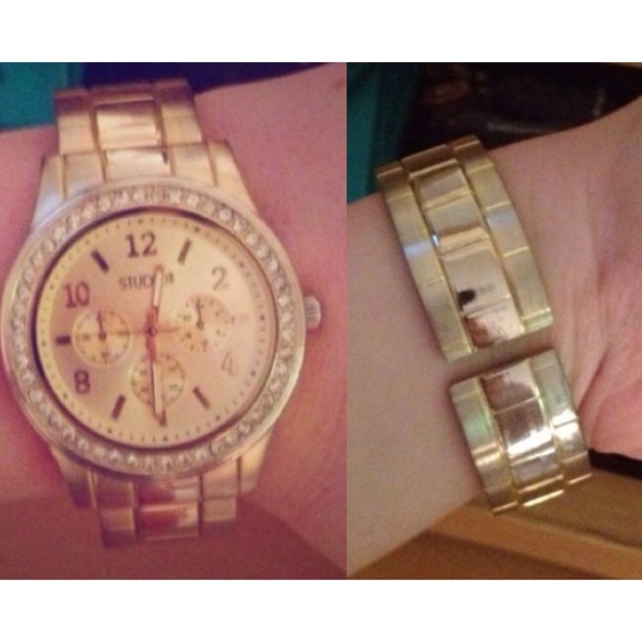 Snap On Rhinestone Gold Watch💎⌚️ - Picture 8 of 12