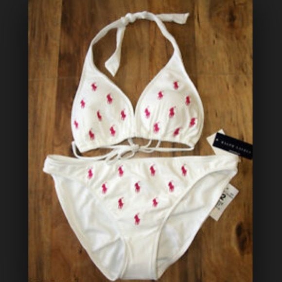 Polo bikini top AND bottom