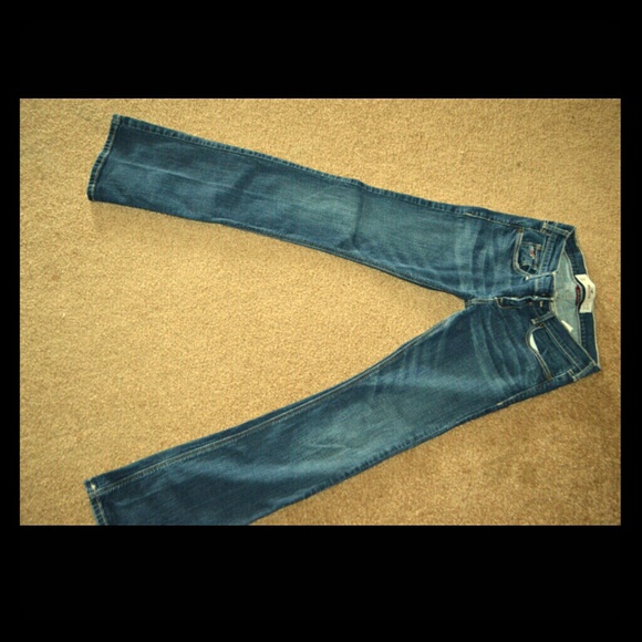 Hollister boot cut denim jeans in 0s