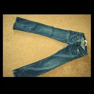 Hollister boot cut denim jeans in 0s