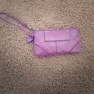 Small Coach wristlet