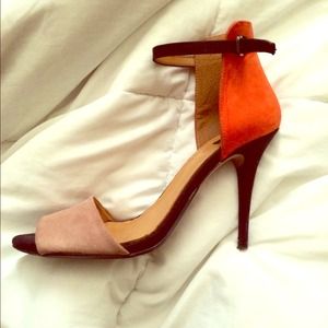 Zara two color heels
