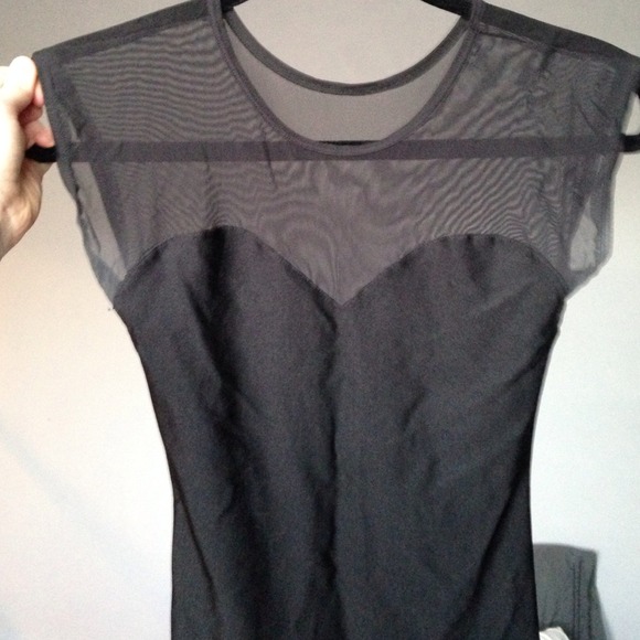 American Apparel Sheer Sweetheart Neck Dress - Picture 1 of 4
