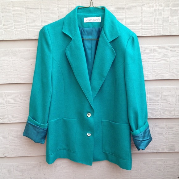 Jade Green Vintage Blazer