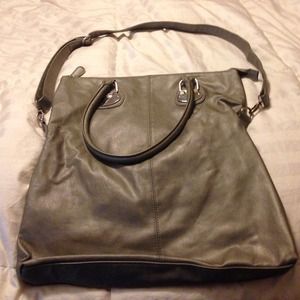 Gray New York and company across the body bag !