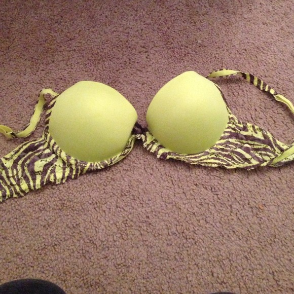 Neon yellow bra