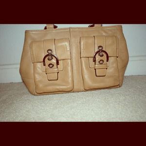 Authentic coach tote