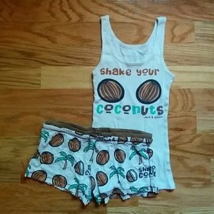 David & goliath shake your coconuts pj set