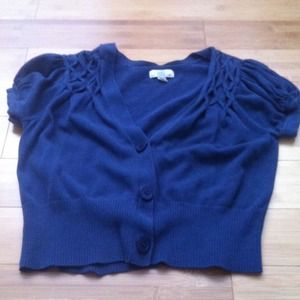 Navy blue cardigan