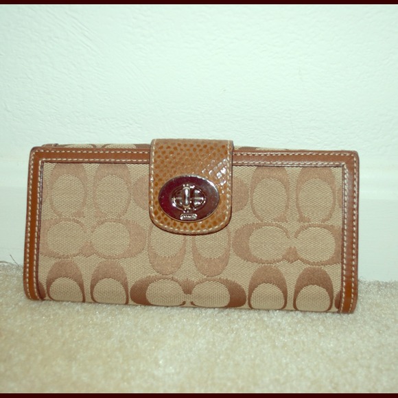 Authentic coach wallet