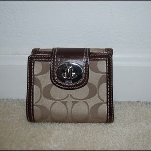 Authentic coach wallet
