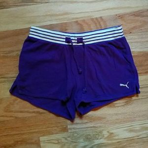 Puma purple shorts