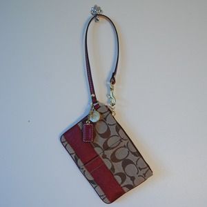 Authentic Coach Signature C's Wristlet