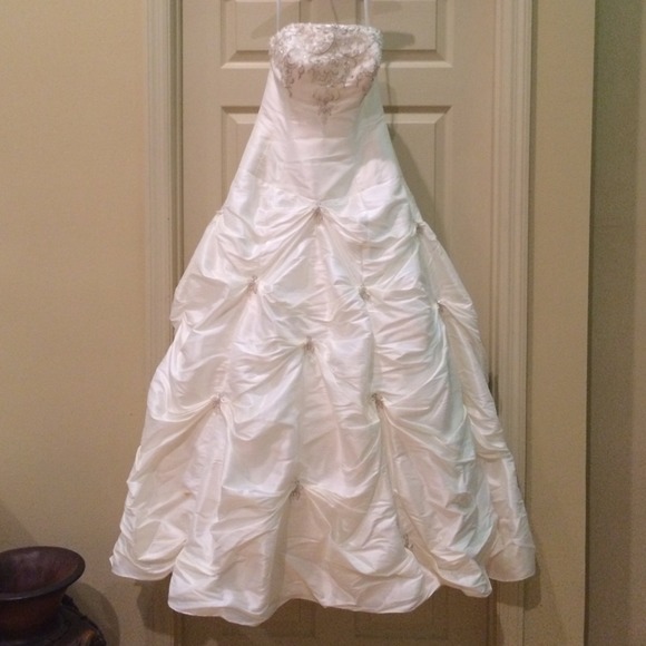 Beaded Bridal Dress in Ivory
