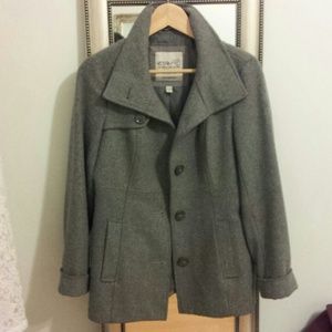 Esprit Grey Wool Coat