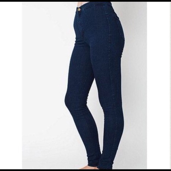 SOLD! American apparel easy jeans dark wash!
