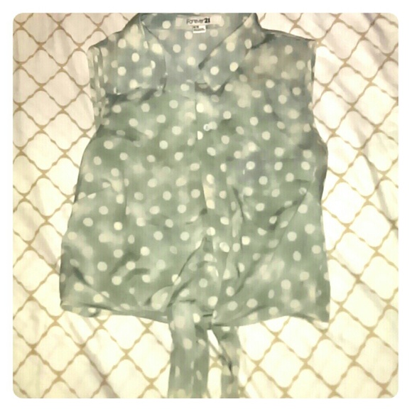 Button up tie top