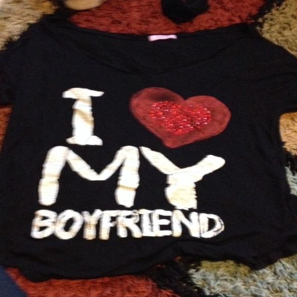 I love my boyfriend shirt