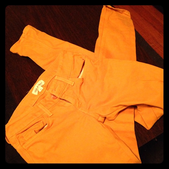 Size 24 (0) Mustard Yellow Skinny Jeans