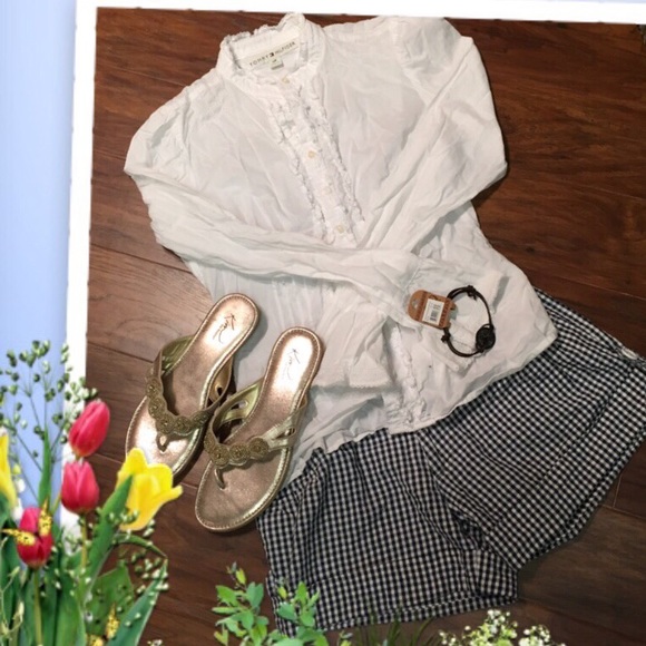 Forever 21 Pants - 🎉HP🎉CUTE GINGHAM CHECKED SHORTS💐FOREVER 21💐