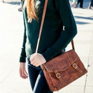 Brown satchel