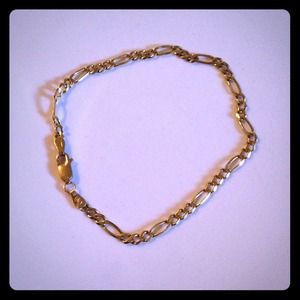 14k gold bracelet.