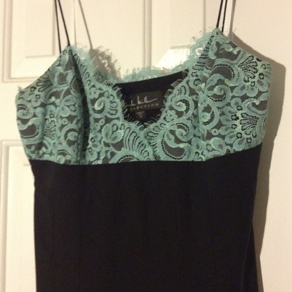 ON HOLD! Nicole Miller lace pleated cocktail dress