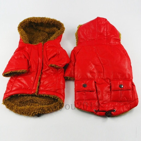 Small Red Dog Coat