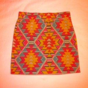 Beautiful Tribal Bodycon Skirt