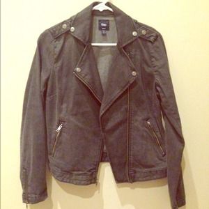 Dark grey Gap jean jacket