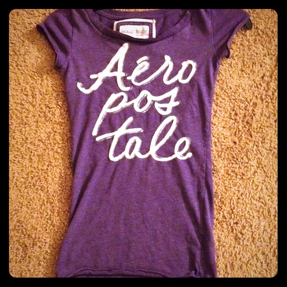 XS purple Aeropostale tee