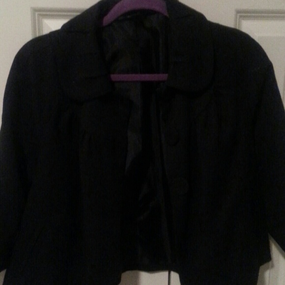 Sold.  Black 3/4" sleeve dress jacket