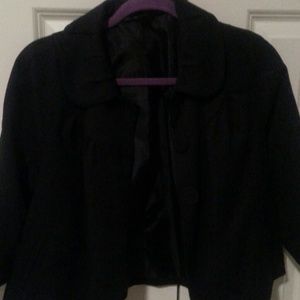 Sold.  Black 3/4" sleeve dress jacket