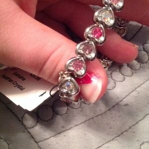 Cookie lee heart bracelet