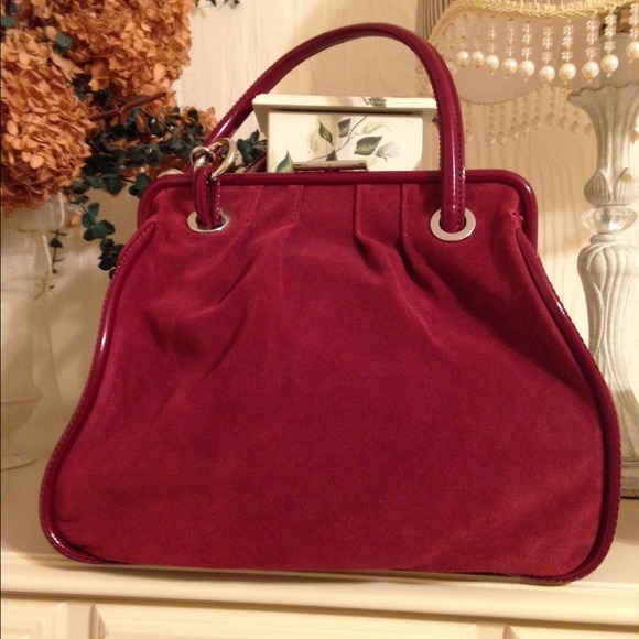 SOLD IN BUNDLE Suede shoulder bag
