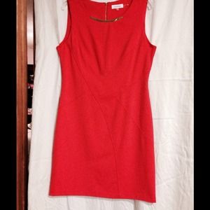 Red dress with jacket