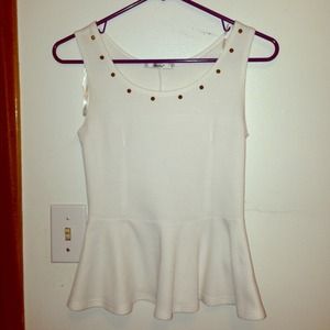 Studded Peplum