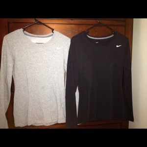 2 Long Sleeve Nike shirts