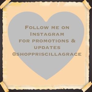 Follow me for promotions and updates.