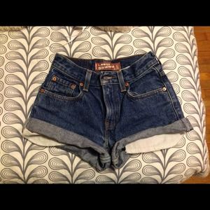Levi High Waisted Shorts!