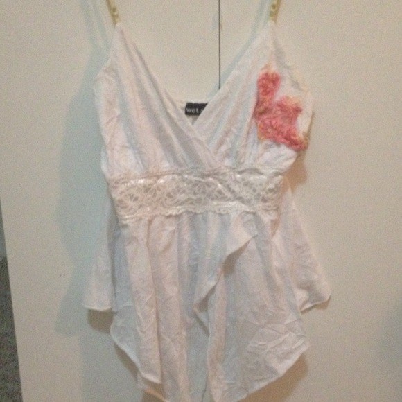 Front flowing shirt