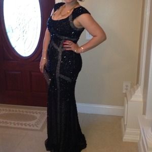 Gorgeous beaded Jovani evening gown