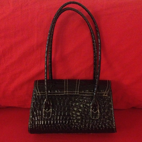 🚫Bundled🚫Apt 9 Black Crocodile Purse 👜 - Picture 2 of 4