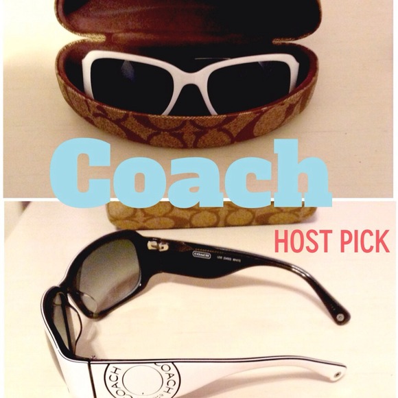 Host pick 🎉🎉 White coach sunglasses 😎🌟