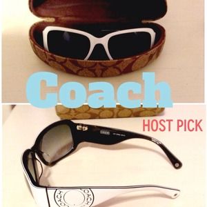 Host pick 🎉🎉 White coach sunglasses 😎🌟