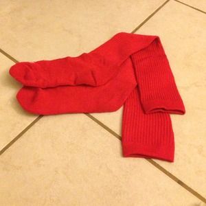 Long Red Socks
