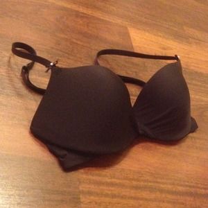 NWOT Victoria's Secret VS black bra 32c lined Demi