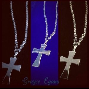 SOLD! Healing Hematite Sacred Cross