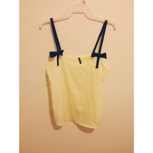 Lemon Bow Strap Top