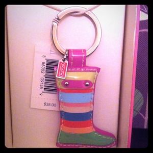 *reserved* Coach rainboots keychain